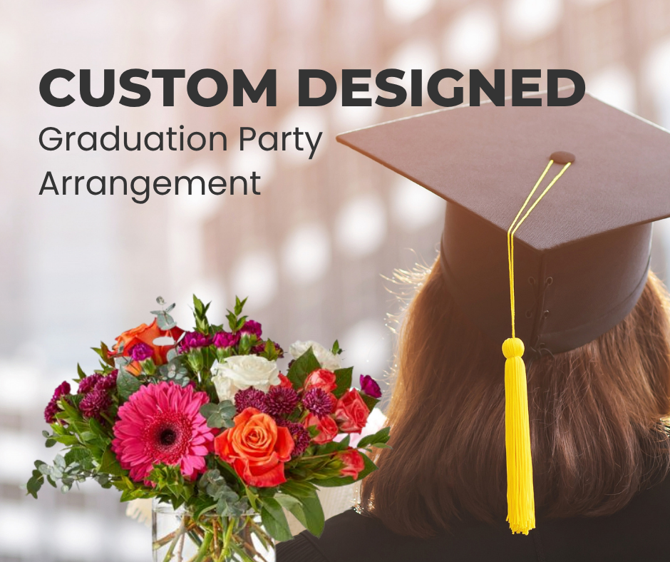 Graduation Custom Design – PETERSEN & TIETZ FLORISTS & GREENHOUSES, Waterloo IA