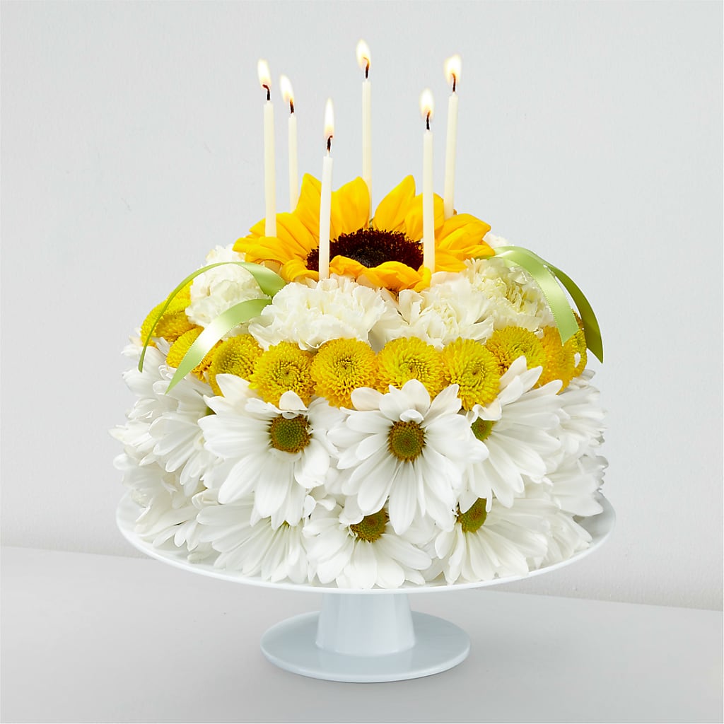 Birthday Smiles Floral Cake – PETERSEN & TIETZ FLORISTS & GREENHOUSES, Waterloo IA