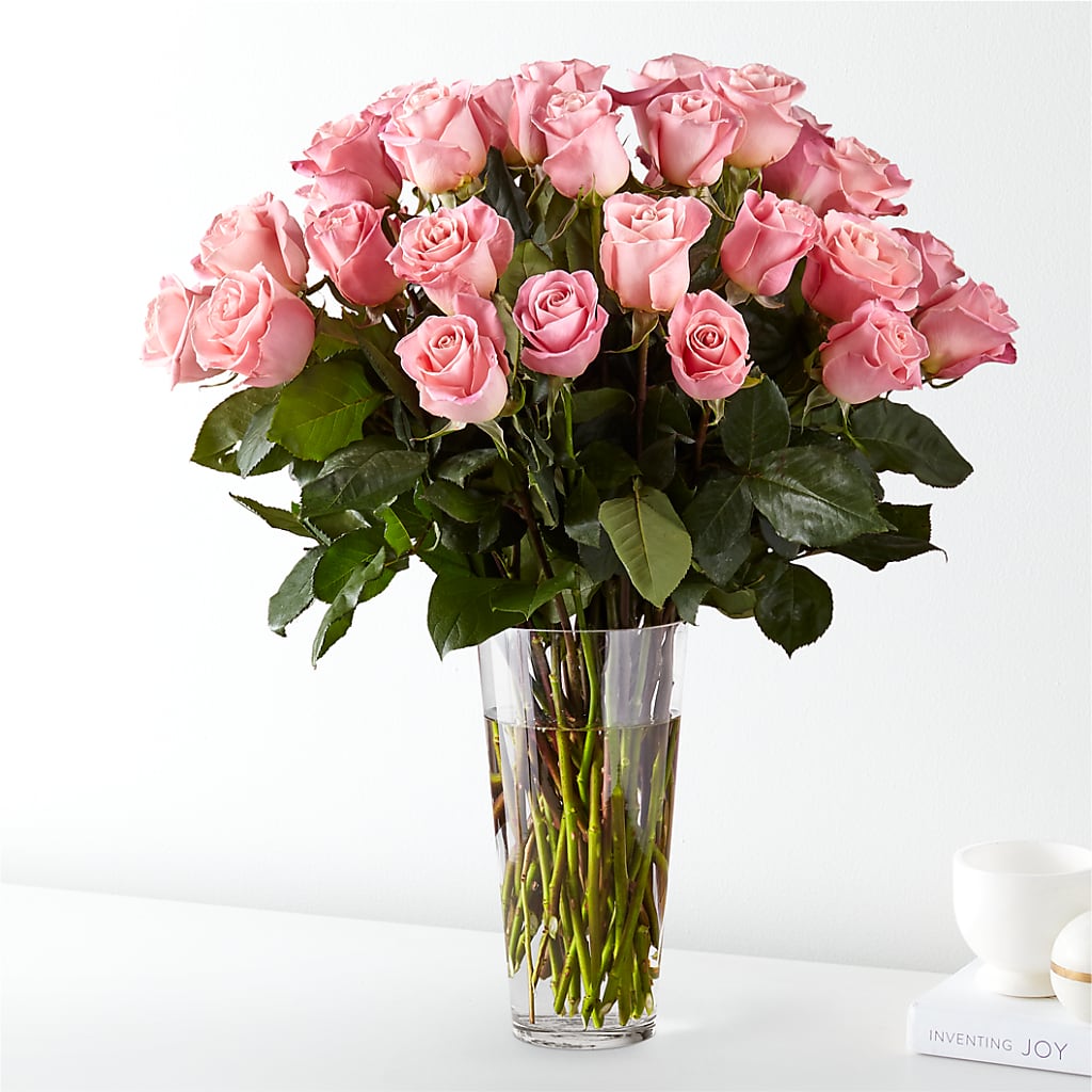 Long Stem Pink Rose Bouquet – PETERSEN & TIETZ FLORISTS & GREENHOUSES, Waterloo IA