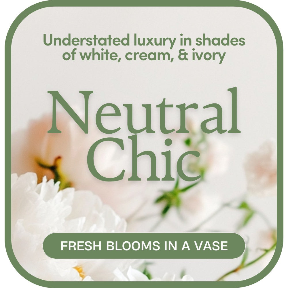Neutral Chic – Designer's Choice – PETERSEN & TIETZ FLORISTS & GREENHOUSES, Waterloo IA