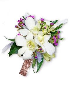 Flawless Corsage – PETERSEN & TIETZ FLORISTS & GREENHOUSES, Waterloo IA