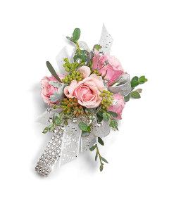 Glossy Corsage – PETERSEN & TIETZ FLORISTS & GREENHOUSES, Waterloo IA