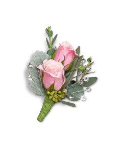 Glossy Boutonniere – PETERSEN & TIETZ FLORISTS & GREENHOUSES, Waterloo IA