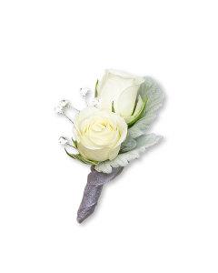 Virtue Boutonniere – PETERSEN & TIETZ FLORISTS & GREENHOUSES, Waterloo IA
