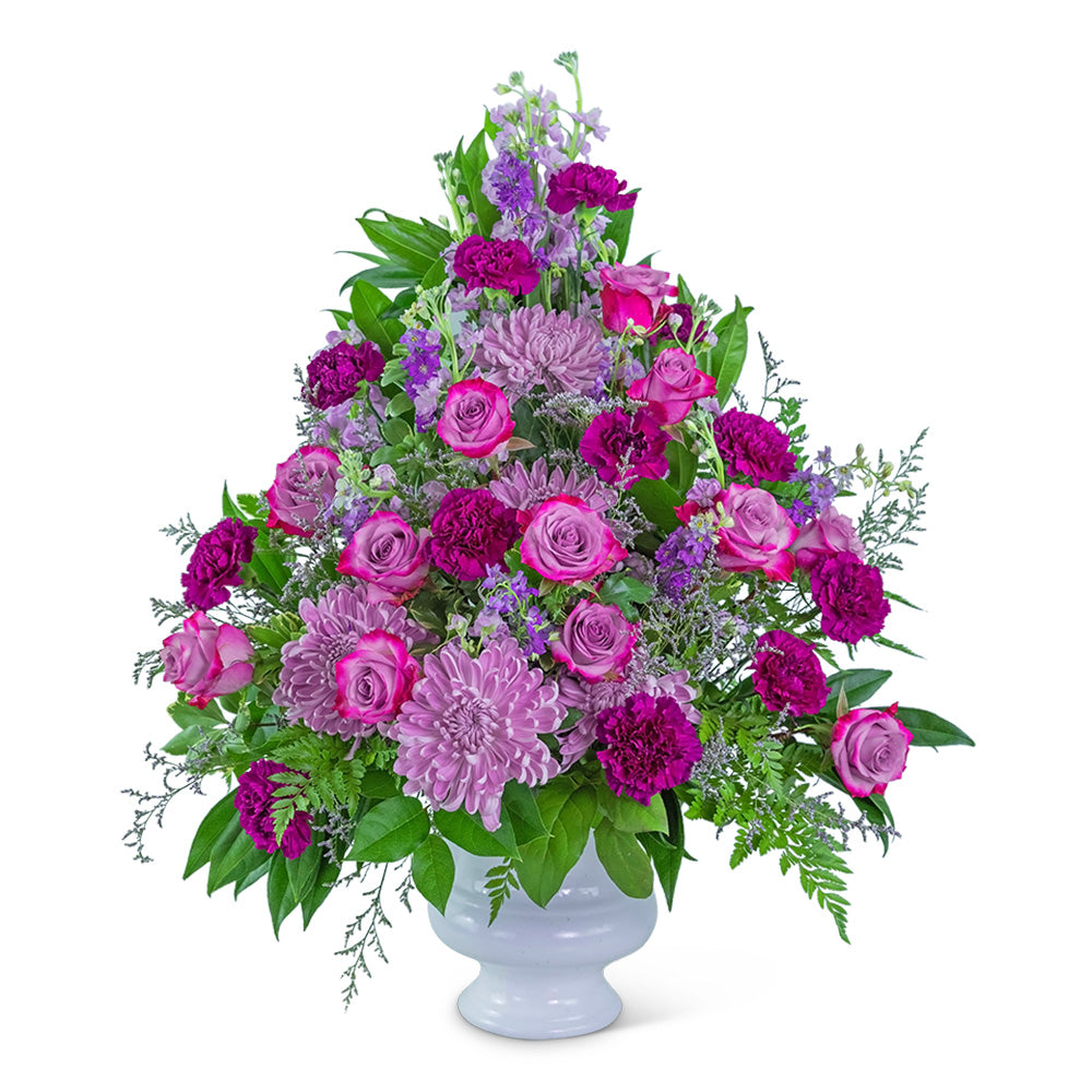 Gracefully Majestic Urn – PETERSEN & TIETZ FLORISTS & GREENHOUSES, Waterloo IA