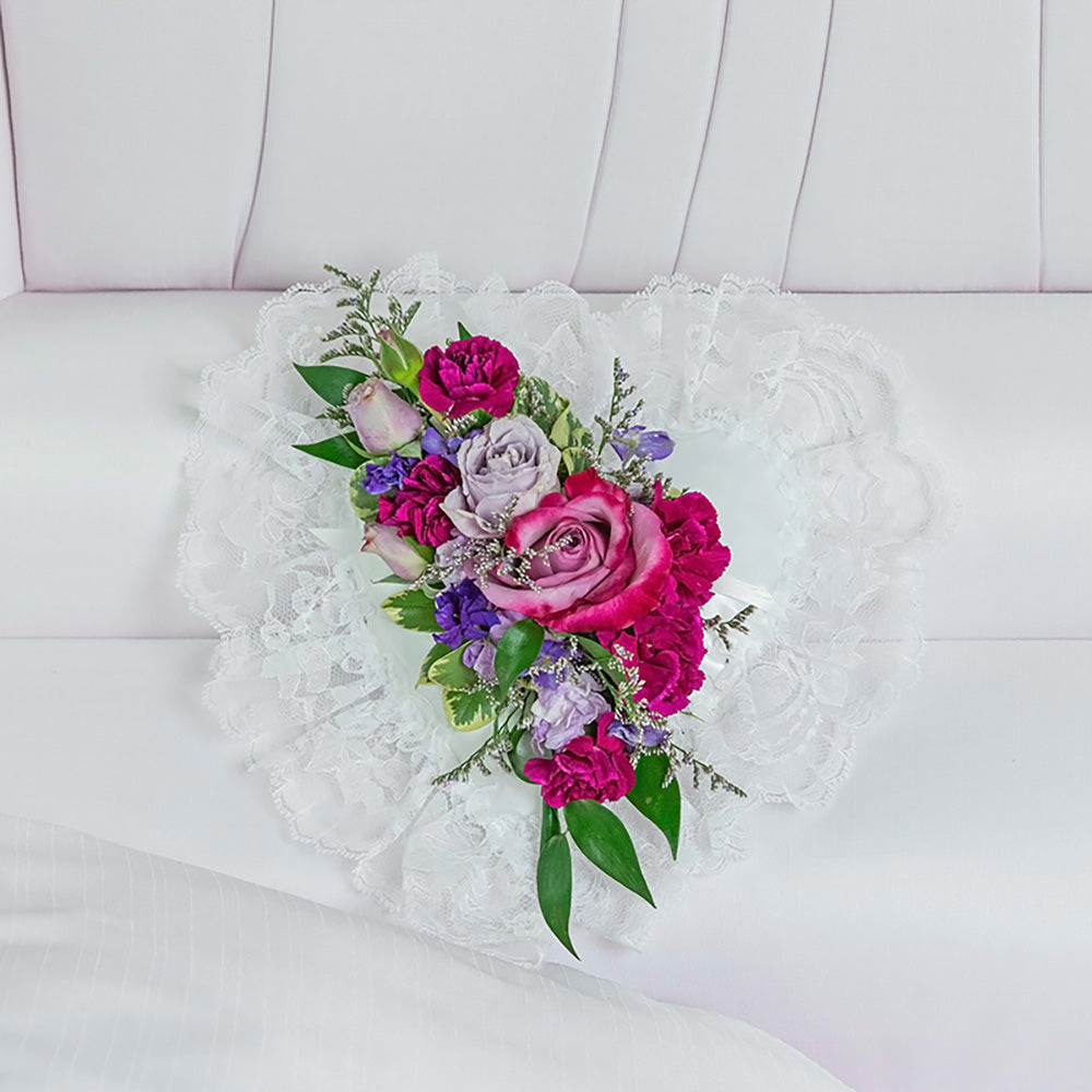 Majestic Heart Pillow – PETERSEN & TIETZ FLORISTS & GREENHOUSES, Waterloo IA
