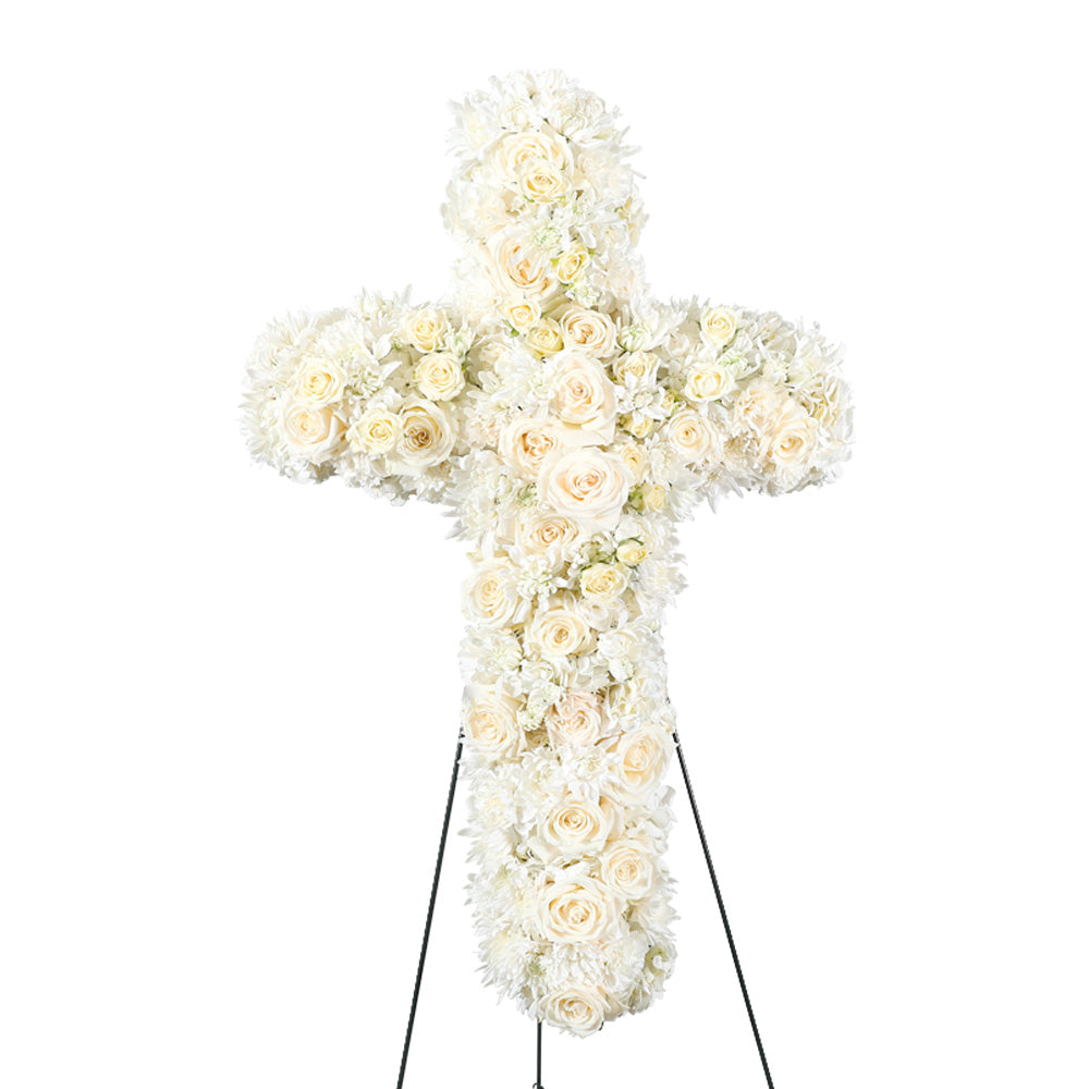 Sail to the Sky Cross – PETERSEN & TIETZ FLORISTS & GREENHOUSES, Waterloo IA