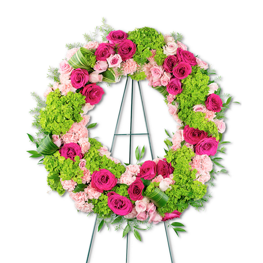 Eternally Grateful Wreath – PETERSEN & TIETZ FLORISTS & GREENHOUSES, Waterloo IA