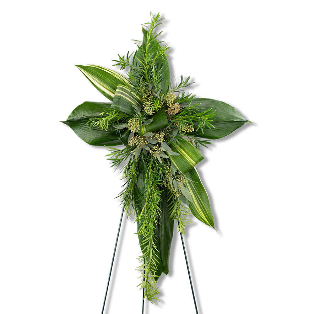 Natural Cross – PETERSEN & TIETZ FLORISTS & GREENHOUSES, Waterloo IA