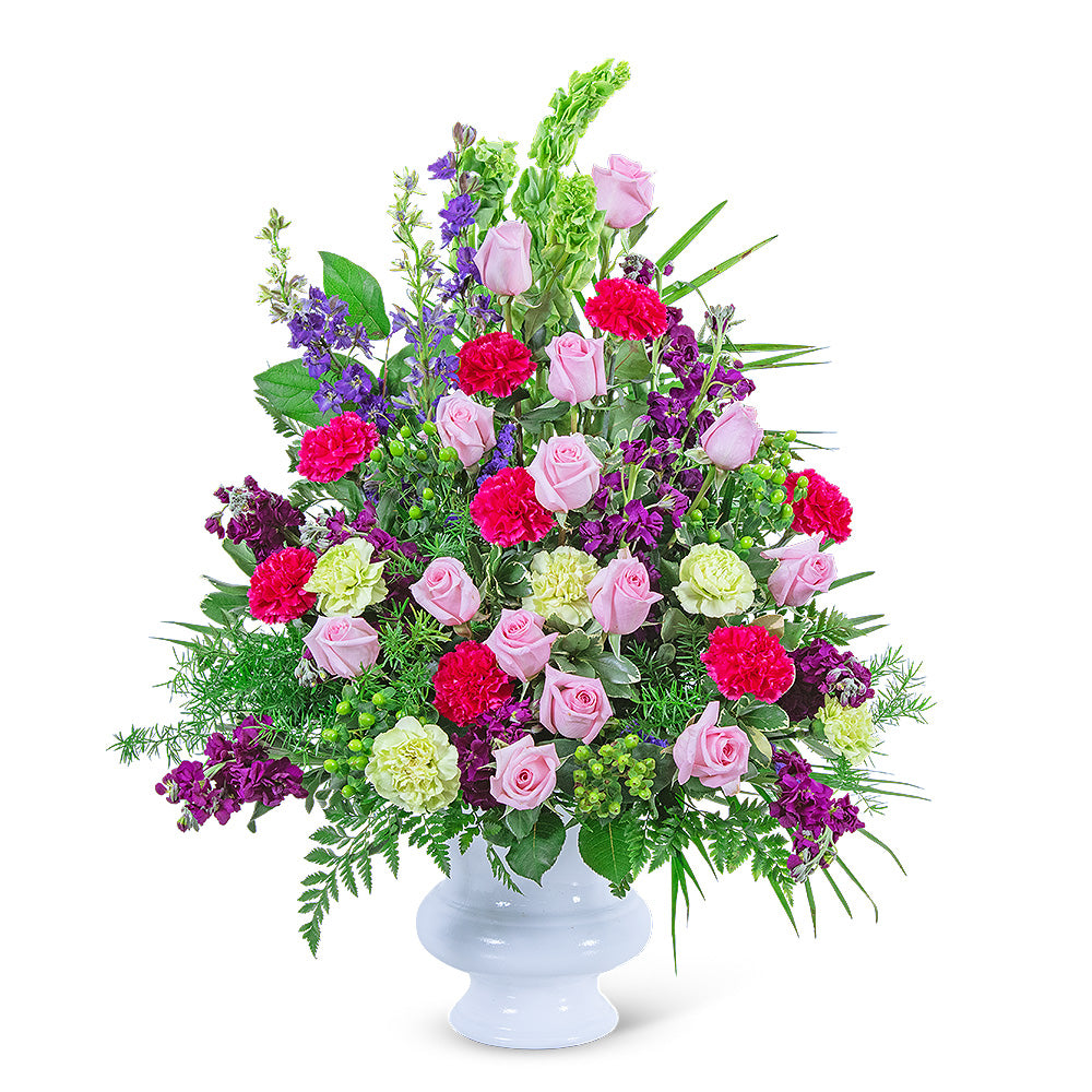 Always Remembered Urn – PETERSEN & TIETZ FLORISTS & GREENHOUSES, Waterloo IA
