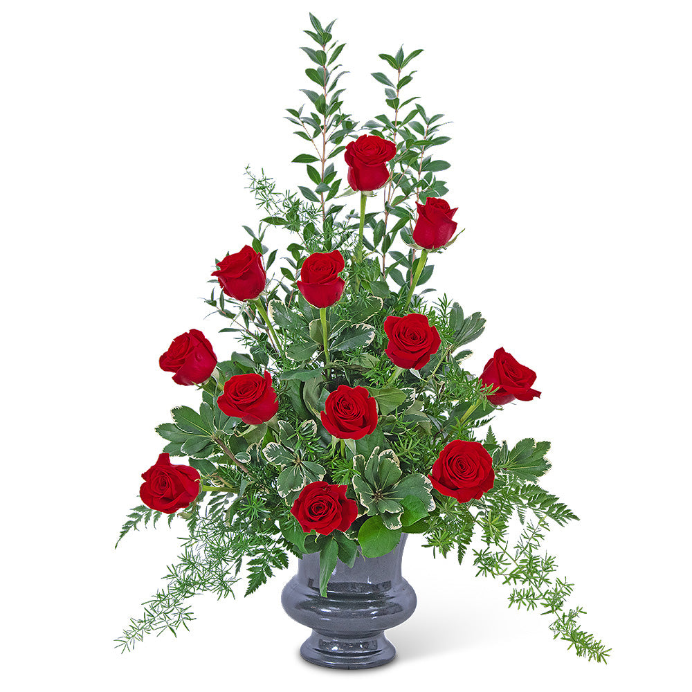 Everlasting Love Urn – PETERSEN & TIETZ FLORISTS & GREENHOUSES, Waterloo IA