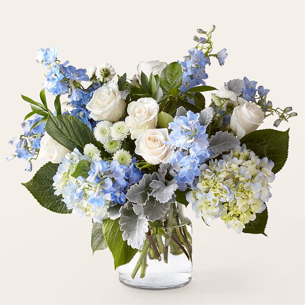 Clear Skies Bouquet – PETERSEN & TIETZ FLORISTS & GREENHOUSES, Waterloo IA