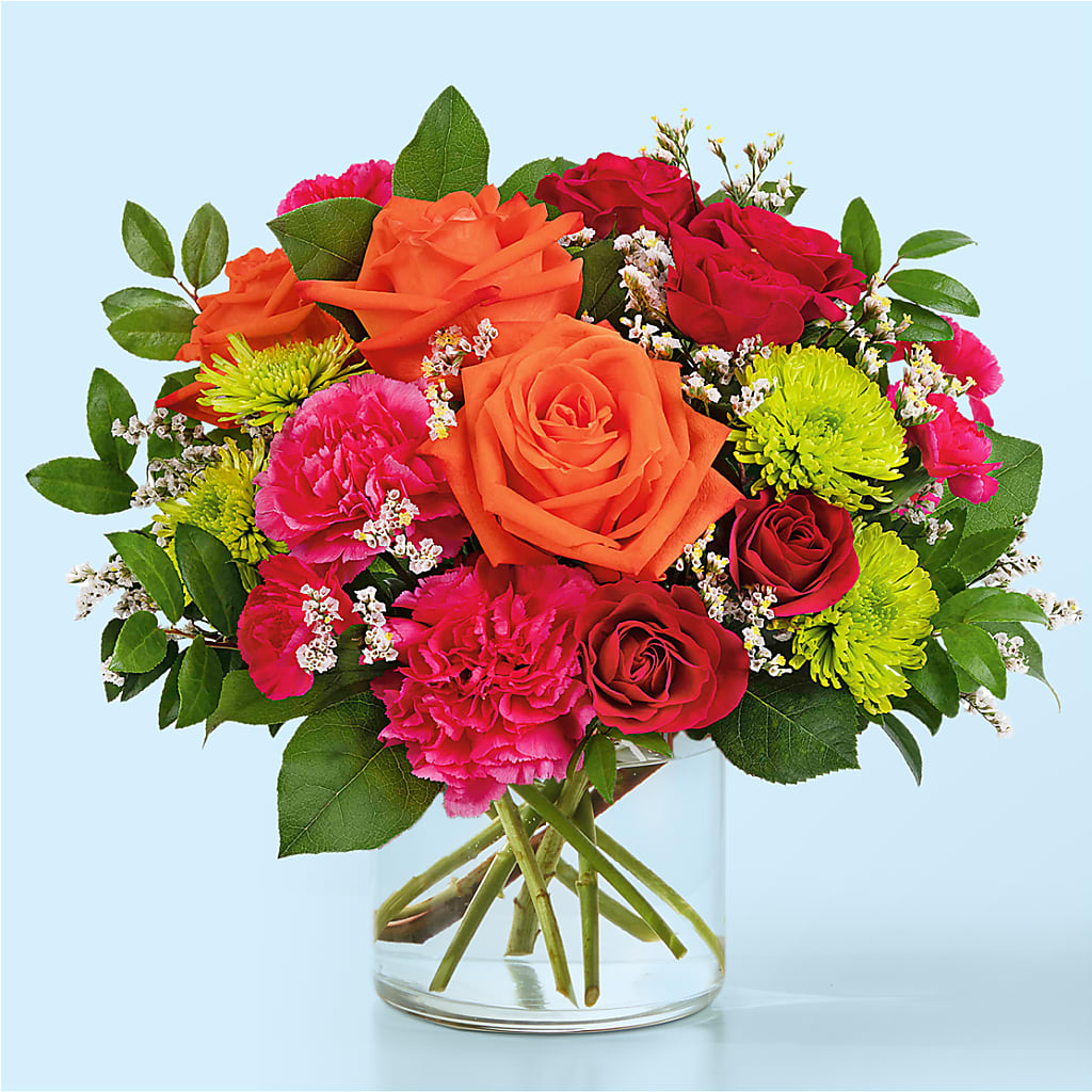 Colorful Carnival Bouquet – PETERSEN & TIETZ FLORISTS & GREENHOUSES, Waterloo IA