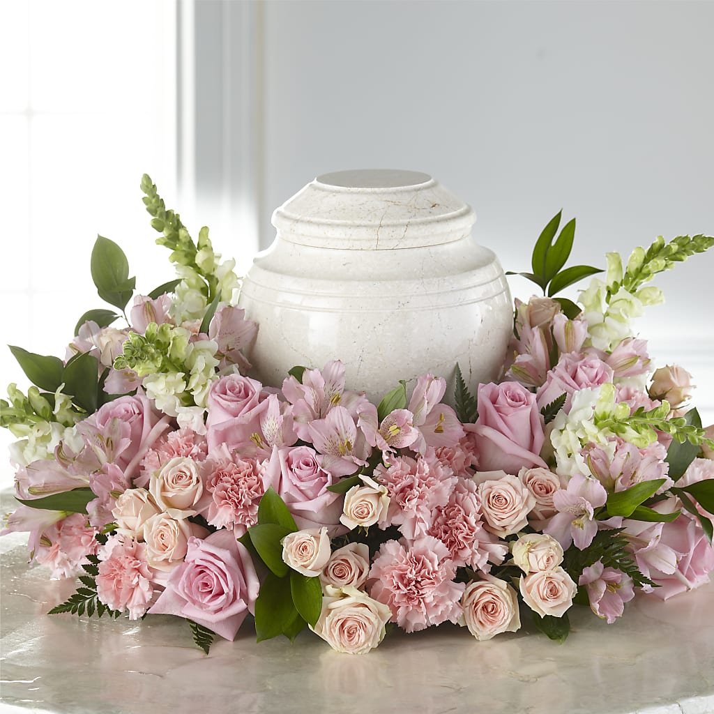 Blooms of Hope Cremation Adornment – PETERSEN & TIETZ FLORISTS & GREENHOUSES, Waterloo IA