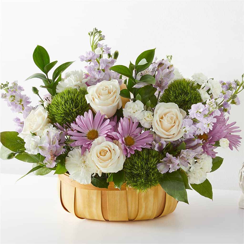 Peace & Love Basket – PETERSEN & TIETZ FLORISTS & GREENHOUSES, Waterloo IA