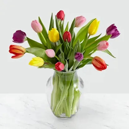 Rainbow Tulip Vase