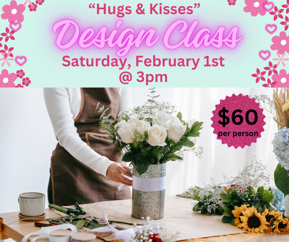 Hugs & Kisses Design Class 2/1/2025