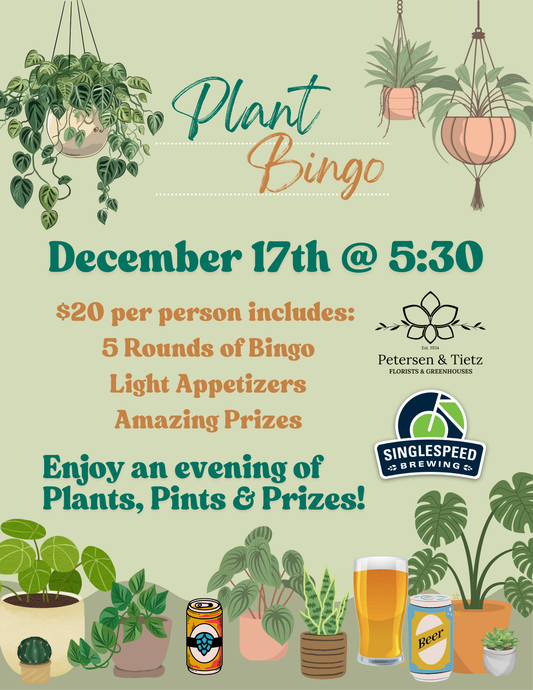 Plant Bingo @ SingleSpeed 12-17-25