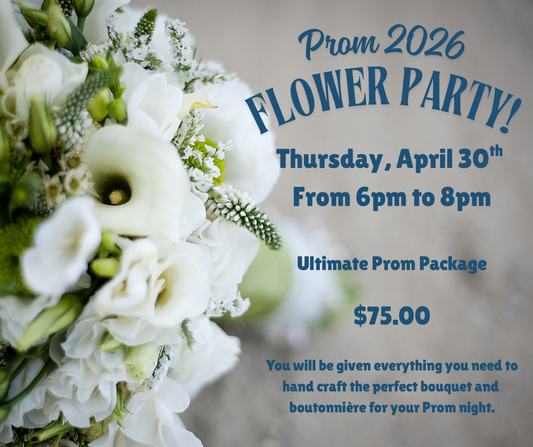 2026 Prom Flower Party Event