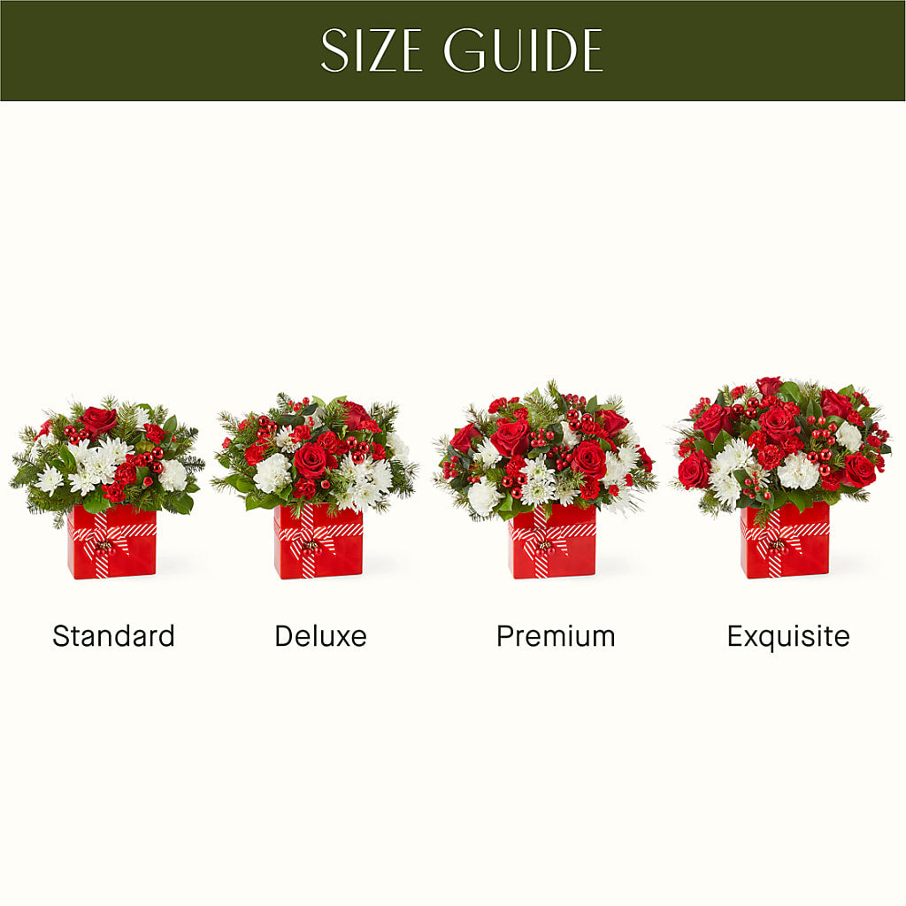 Presents Under the Tree Bouquet – PETERSEN & TIETZ FLORISTS & GREENHOUSES, Waterloo IA
