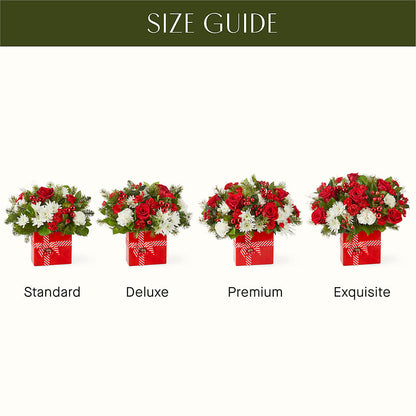Presents Under the Tree Bouquet – PETERSEN & TIETZ FLORISTS & GREENHOUSES, Waterloo IA