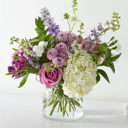 Violet Caress Bouquet – PETERSEN & TIETZ FLORISTS & GREENHOUSES, Waterloo IA