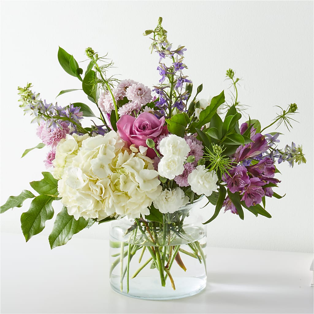 Violet Caress Bouquet – PETERSEN & TIETZ FLORISTS & GREENHOUSES, Waterloo IA