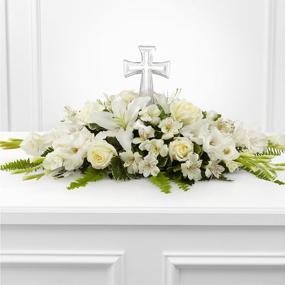 Eternal Light Bouquet – PETERSEN & TIETZ FLORISTS & GREENHOUSES, Waterloo IA