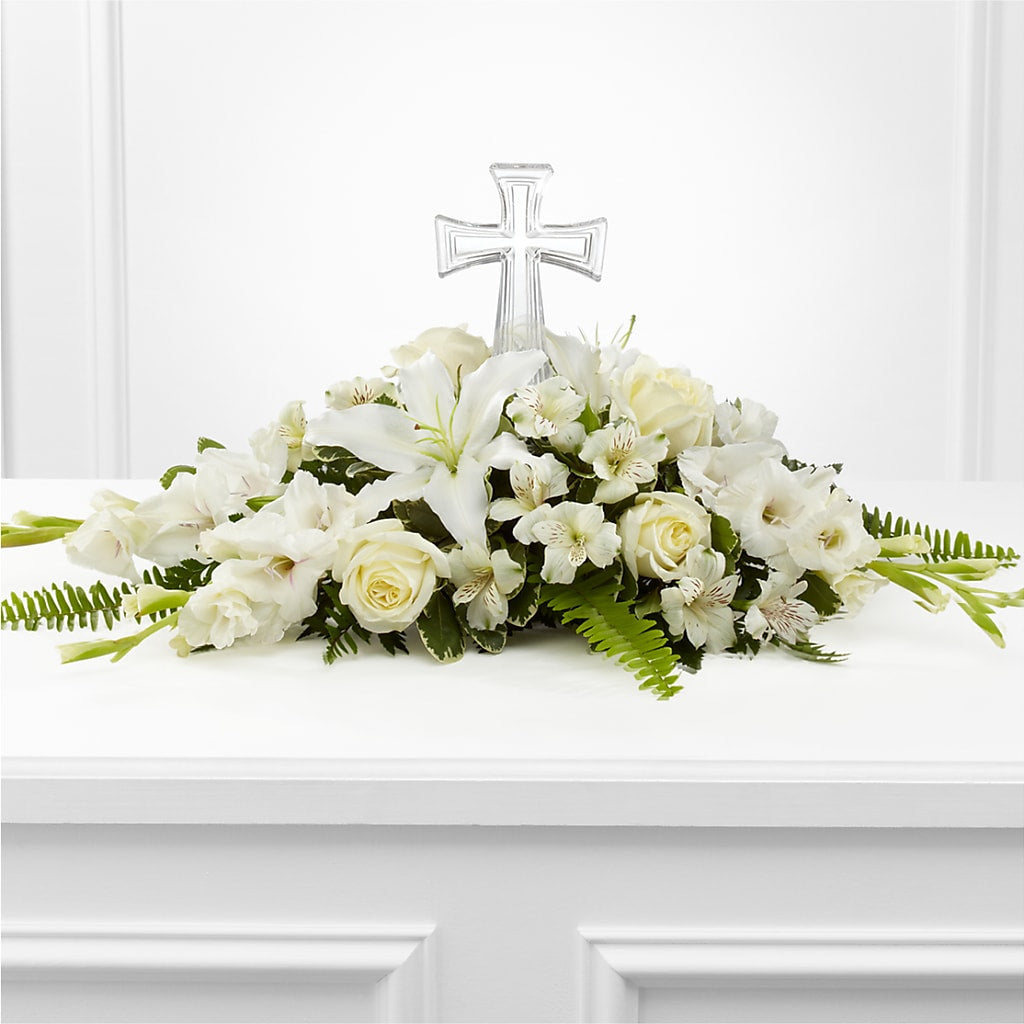 Eternal Light Bouquet – PETERSEN & TIETZ FLORISTS & GREENHOUSES, Waterloo IA