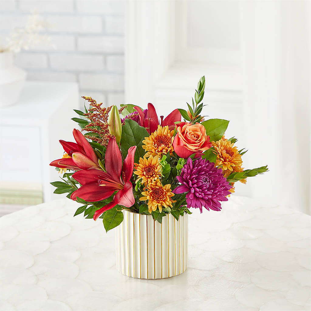 Burgundy Landscape Bouquet – PETERSEN & TIETZ FLORISTS & GREENHOUSES, Waterloo IA