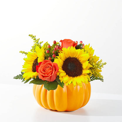 Pick of the Patch Pumpkin Bouquet – PETERSEN & TIETZ FLORISTS & GREENHOUSES, Waterloo IA