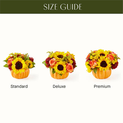 Golden Gourd Pumpkin Bouquet – PETERSEN & TIETZ FLORISTS & GREENHOUSES, Waterloo IA