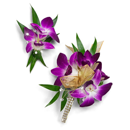 Wanderlust Corsage and Boutonniere Set – PETERSEN & TIETZ FLORISTS & GREENHOUSES, Waterloo IA