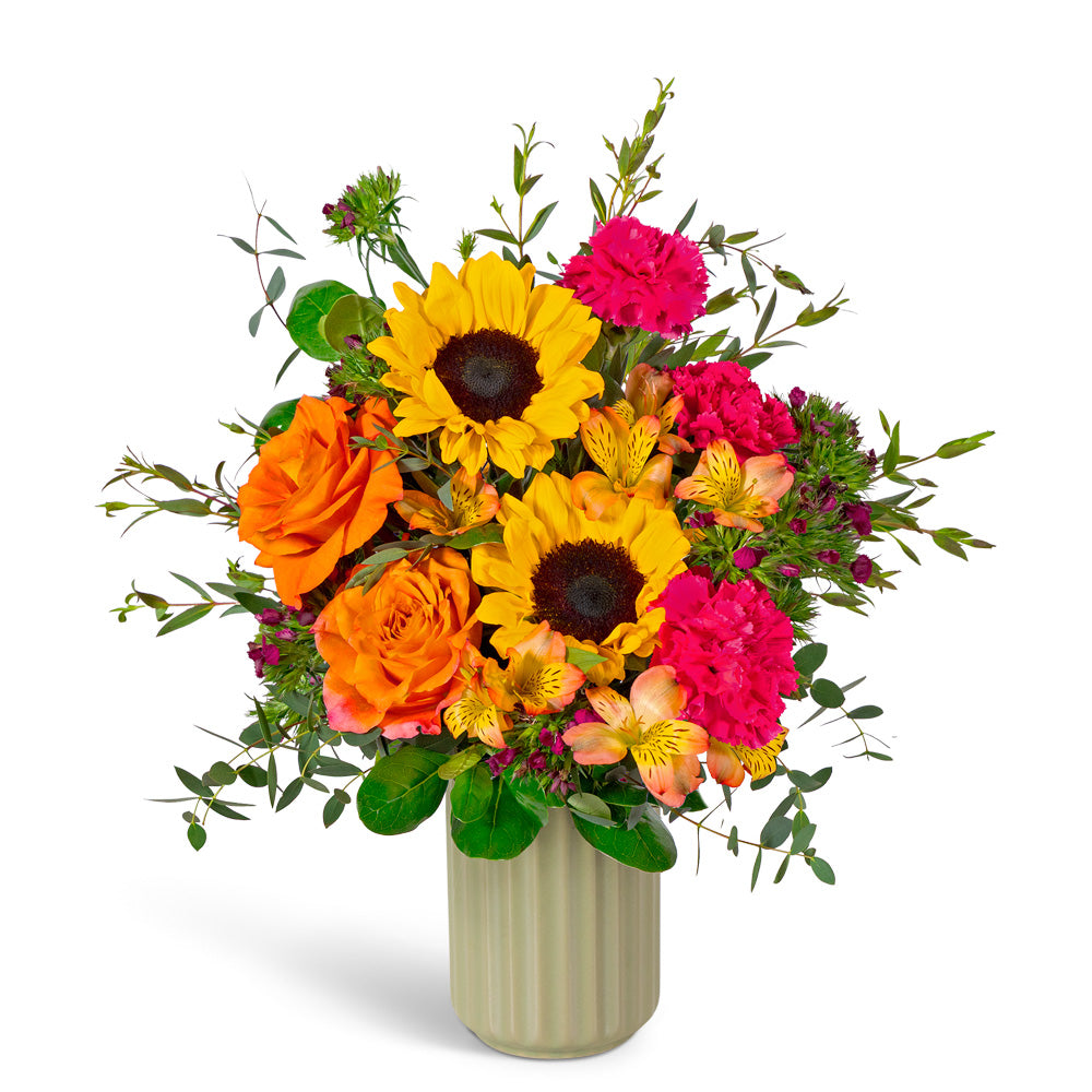 Sienna and Sunflowers – PETERSEN & TIETZ FLORISTS & GREENHOUSES, Waterloo IA