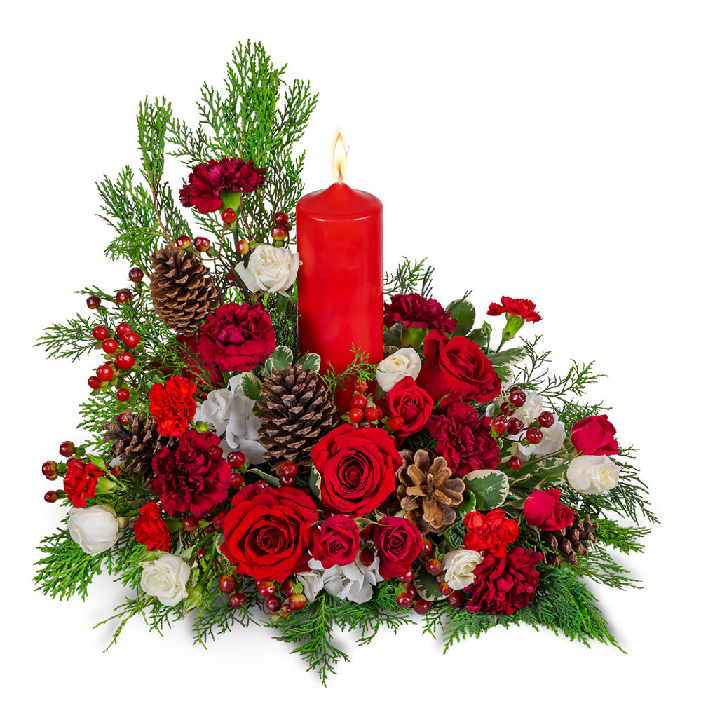 Everwood Gathering Centerpiece – PETERSEN & TIETZ FLORISTS & GREENHOUSES, Waterloo IA