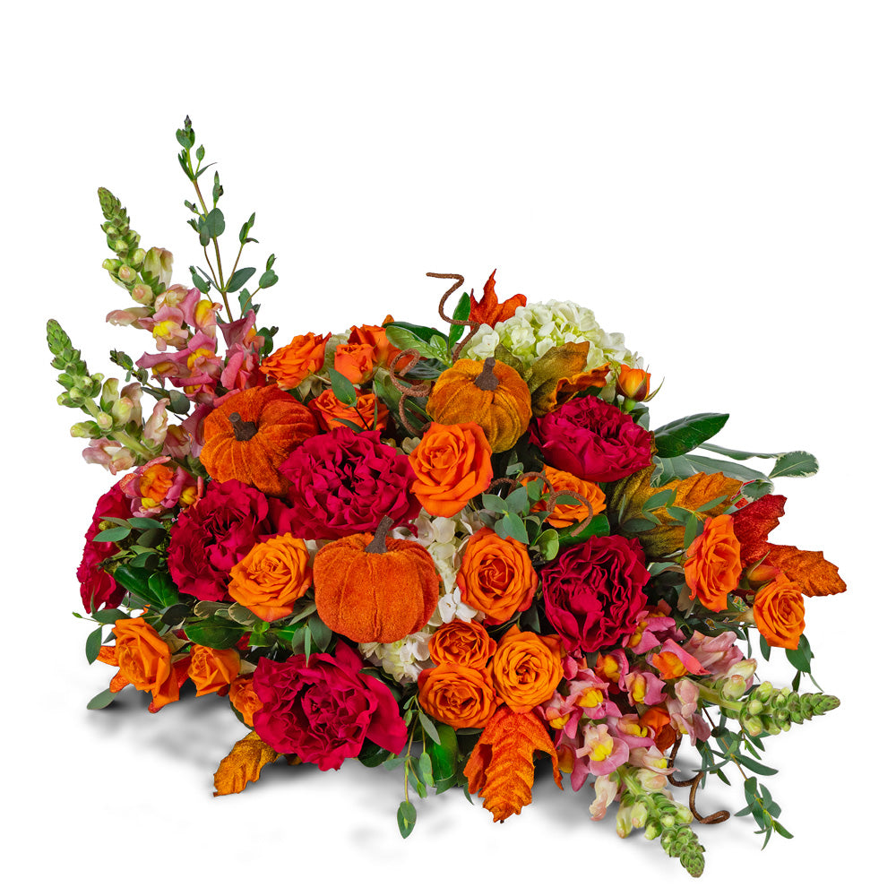 Sonoma Abundance Centerpiece – PETERSEN & TIETZ FLORISTS & GREENHOUSES, Waterloo IA