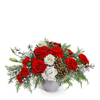 Snowberry Holiday Centerpiece