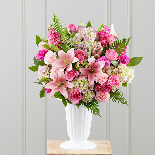 Never-Ending Love Arrangement – PETERSEN & TIETZ FLORISTS & GREENHOUSES, Waterloo IA