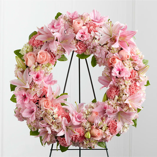 Loving Remembrance Wreath – PETERSEN & TIETZ FLORISTS & GREENHOUSES, Waterloo IA