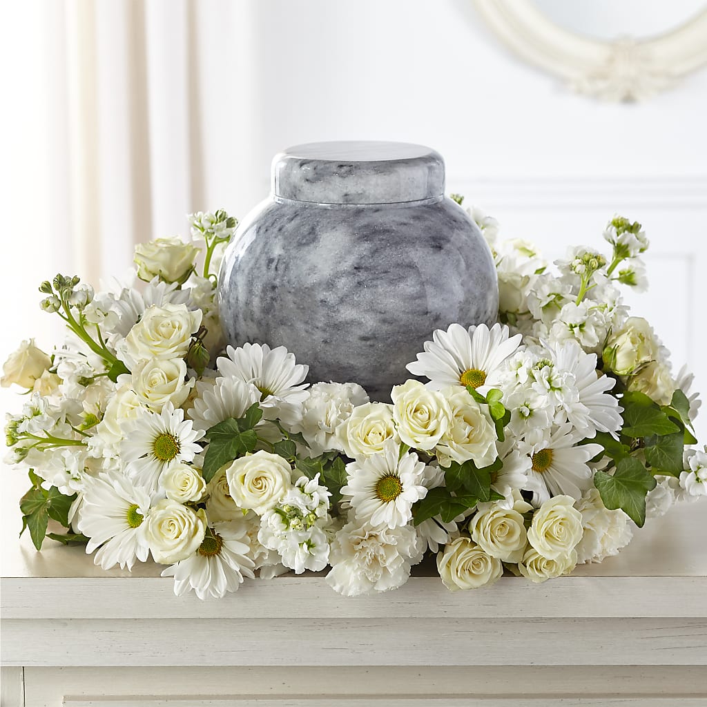 Timeless Tribute Cremation Adornment – PETERSEN & TIETZ FLORISTS & GREENHOUSES, Waterloo IA