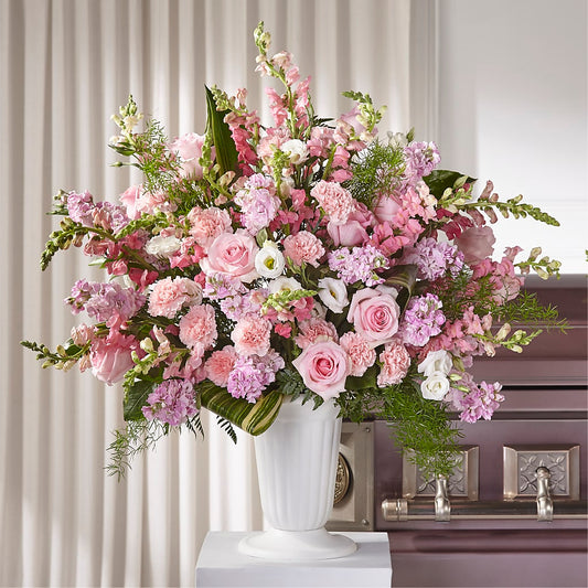 Divine Comfort Arrangement – PETERSEN & TIETZ FLORISTS & GREENHOUSES, Waterloo IA