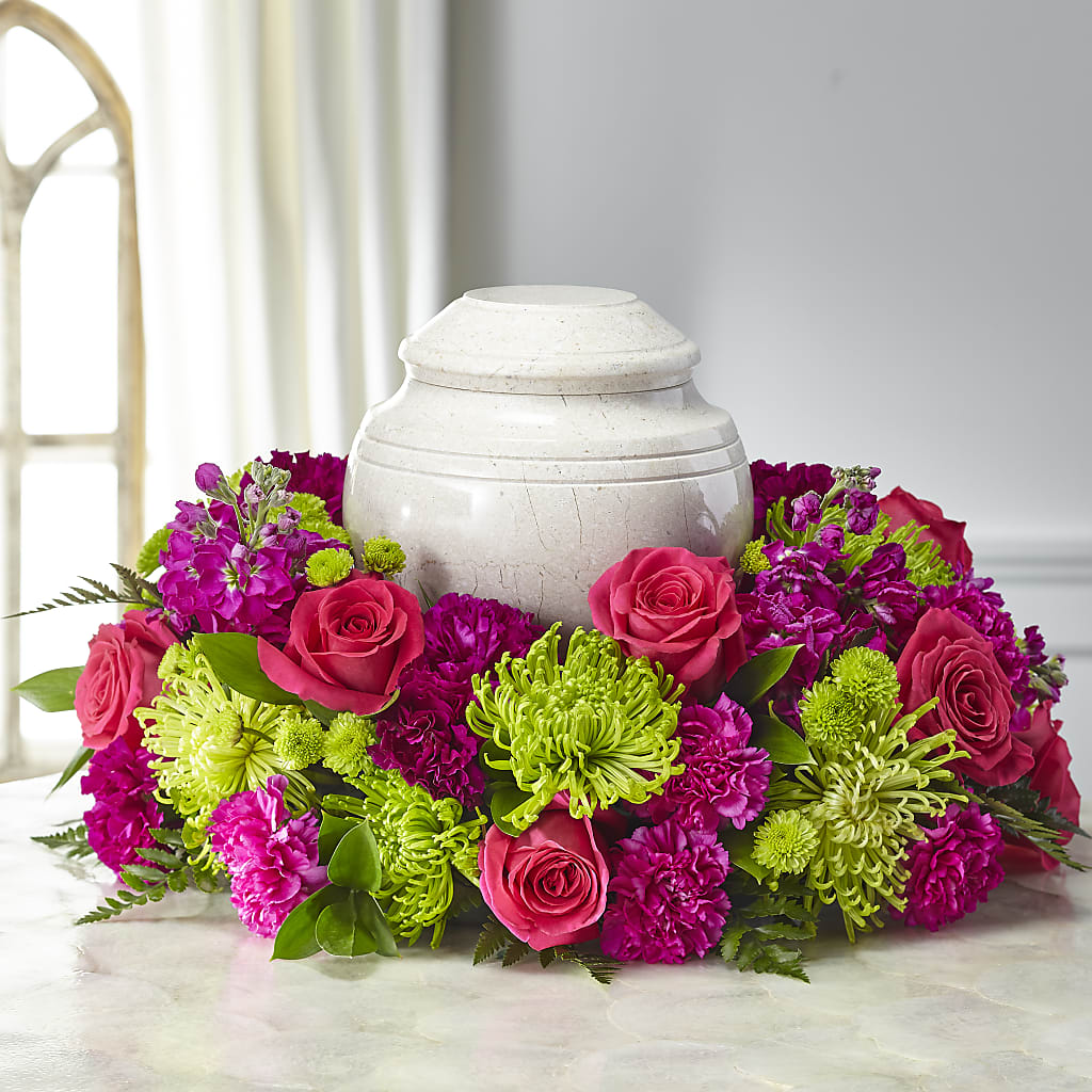 Hopeful Blessings Cremation Adornment – PETERSEN & TIETZ FLORISTS & GREENHOUSES, Waterloo IA