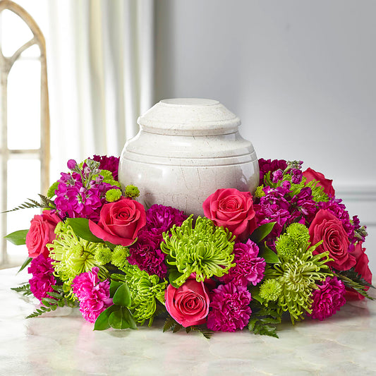 Hopeful Blessings Cremation Adornment – PETERSEN & TIETZ FLORISTS & GREENHOUSES, Waterloo IA