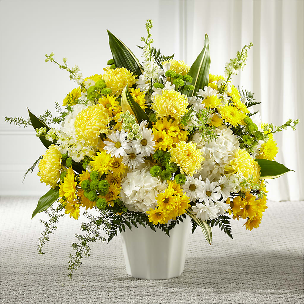 Unity & Grace Floor Basket – PETERSEN & TIETZ FLORISTS & GREENHOUSES, Waterloo IA