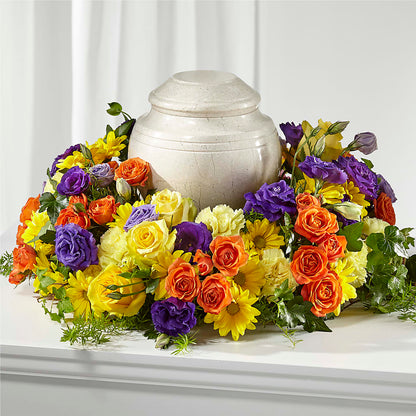 Blossoms of Remembrance Cremation Adornment – PETERSEN & TIETZ FLORISTS & GREENHOUSES, Waterloo IA