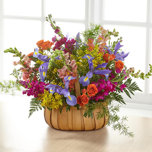 Garden of Life Basket – PETERSEN & TIETZ FLORISTS & GREENHOUSES, Waterloo IA