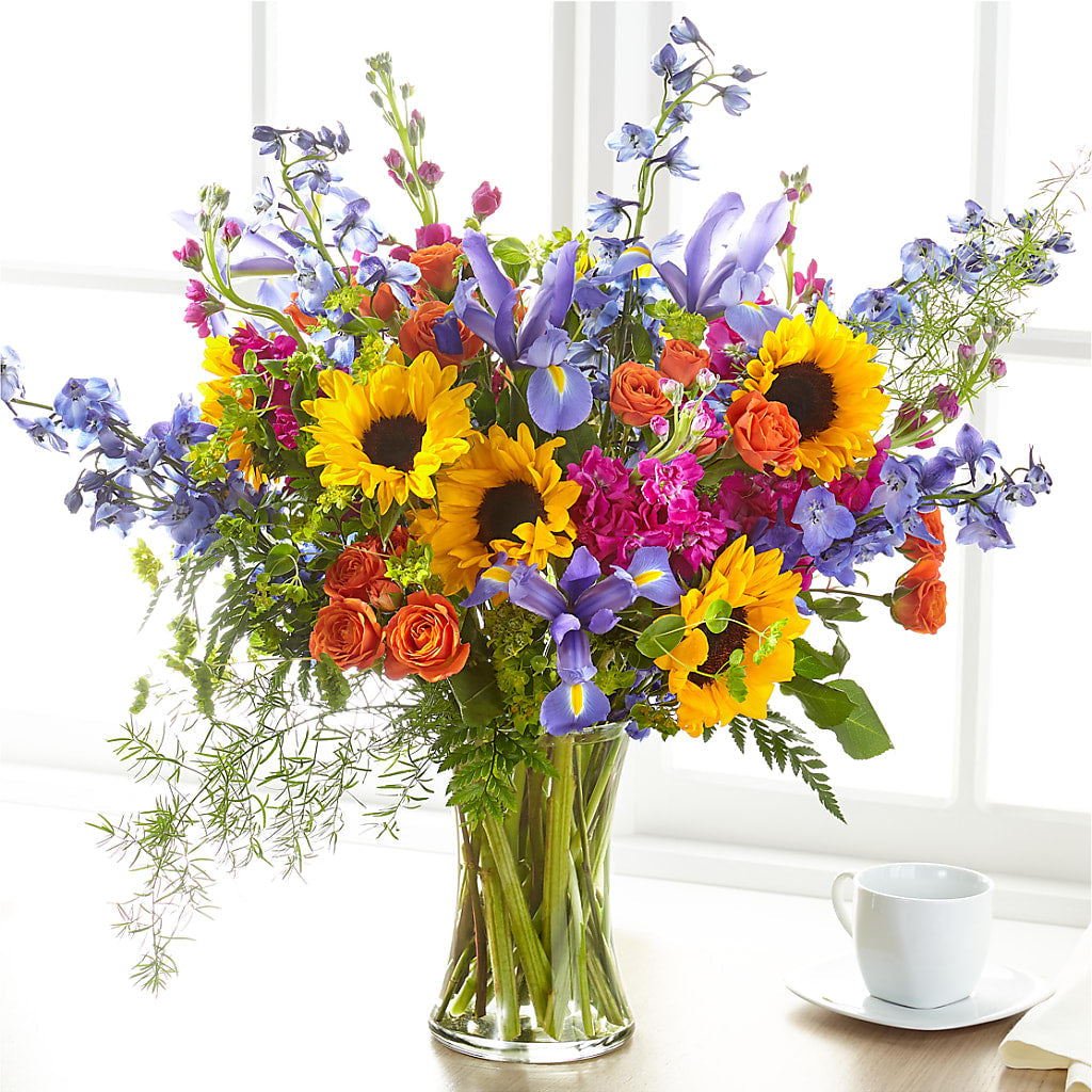 Rays of Life Bouquet – PETERSEN & TIETZ FLORISTS & GREENHOUSES, Waterloo IA