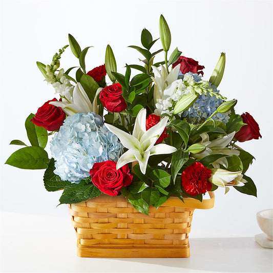 Greater Glory Basket – PETERSEN & TIETZ FLORISTS & GREENHOUSES, Waterloo IA