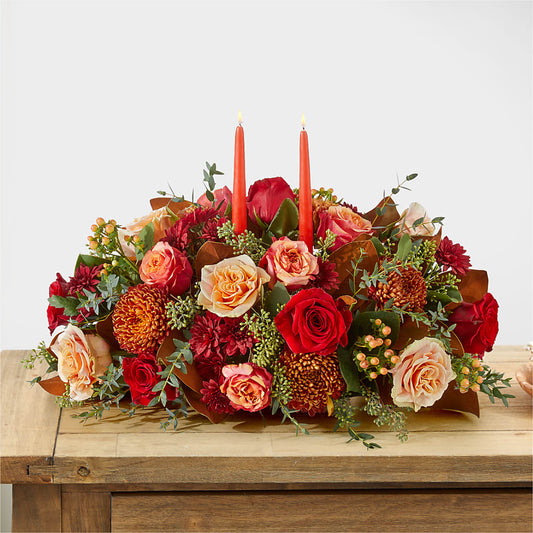 Gather Near Centerpiece – PETERSEN & TIETZ FLORISTS & GREENHOUSES, Waterloo IA