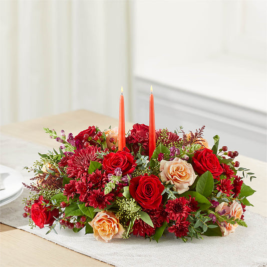 Most Thankful Centerpiece – PETERSEN & TIETZ FLORISTS & GREENHOUSES, Waterloo IA